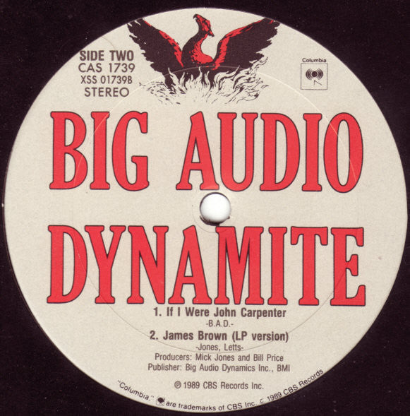 Big Audio Dynamite : James Brown (12", Promo)