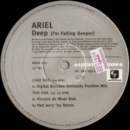 Ariel (3) : Deep (I'm Falling Deeper) (2x12")