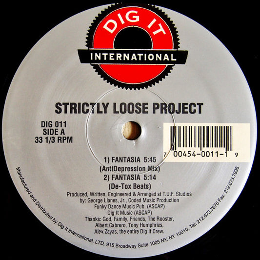 Strictly Loose Project : Fantasia / Mamkosa (12")