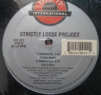Strictly Loose Project : Fantasia / Mamkosa (12")