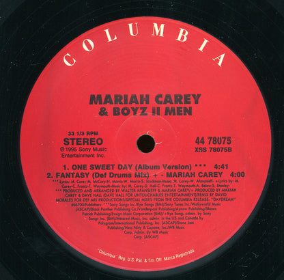 Mariah Carey & Boyz II Men : One Sweet Day (12")