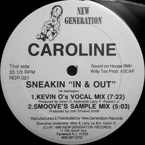 Caroline (3) : Sneakin "In & Out" (12")