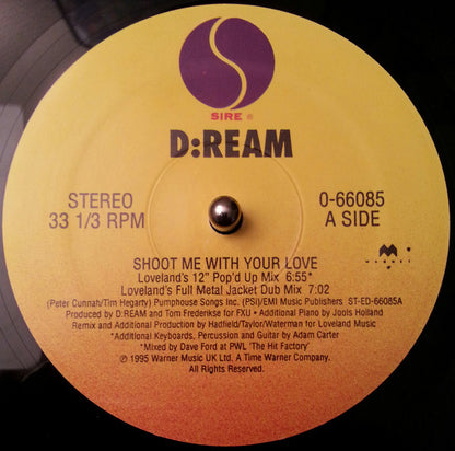 D:Ream : Shoot Me With Your Love (12", Single)