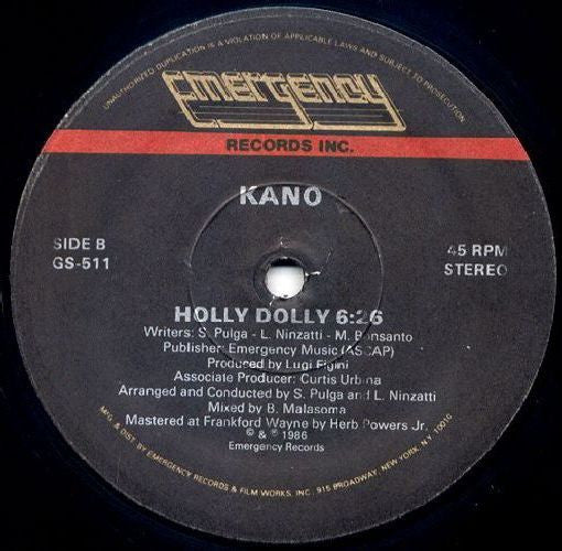 Kano : I'm Ready / Holly Dolly (12", RE)