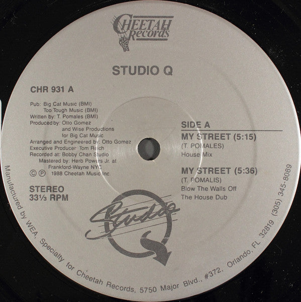 Studio Q (3) : My Street (12")