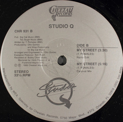 Studio Q (3) : My Street (12")