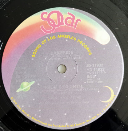 Lakeside : From 9:00 Until / All In My Mind (12", Promo)