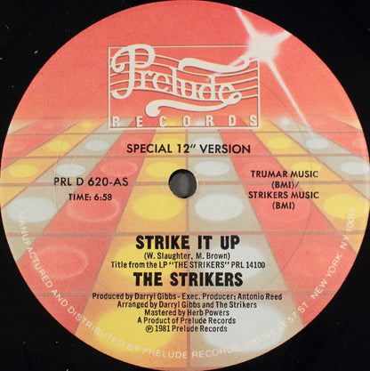 The Strikers : Strike It Up / Bring Out The Devil (12")