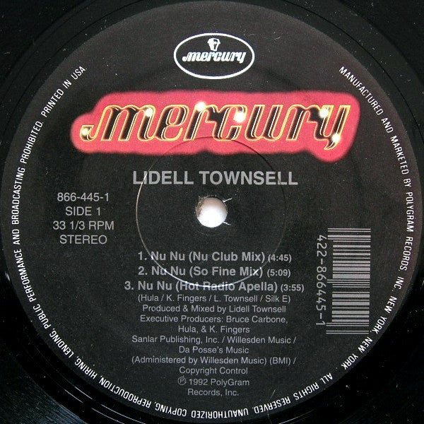 Lidell Townsell : Nu Nu (12", Single)
