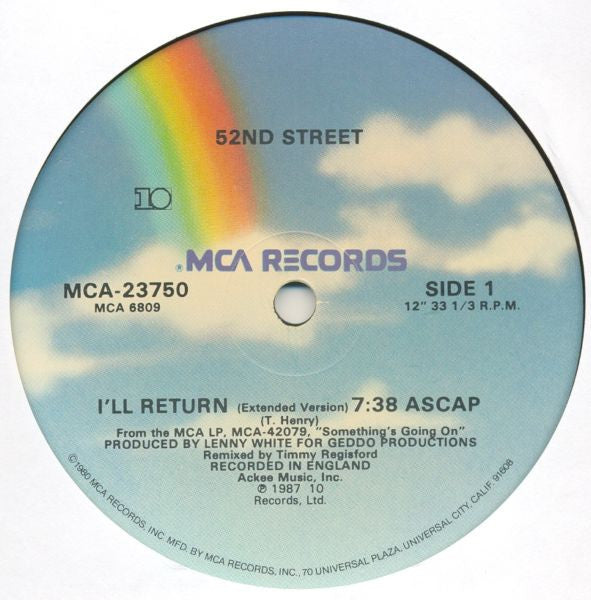 52nd Street : I'll Return (12")