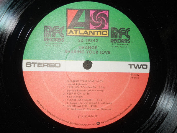 Change : Sharing Your Love (LP, Album, SP-)