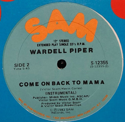 Wardell Piper : Come On Back To Mama (12", Single)
