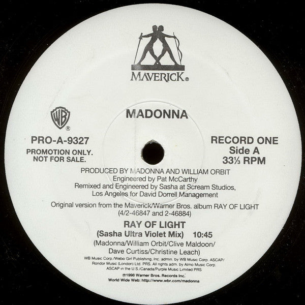 Madonna : Ray Of Light (2x12", Promo)