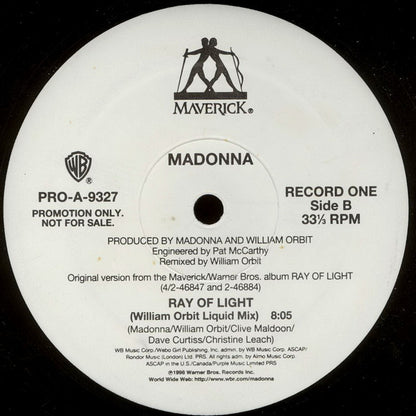 Madonna : Ray Of Light (2x12", Promo)