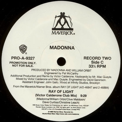 Madonna : Ray Of Light (2x12", Promo)