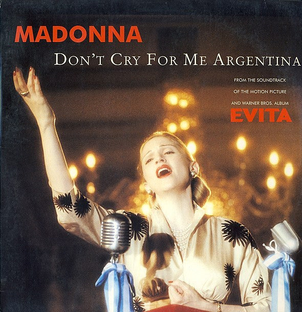Madonna : Don't Cry For Me Argentina (12")