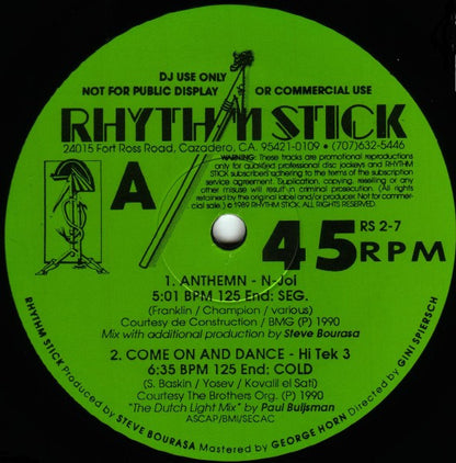 Various : Rhythm Stick 2-7 (2x12", Comp, Promo)