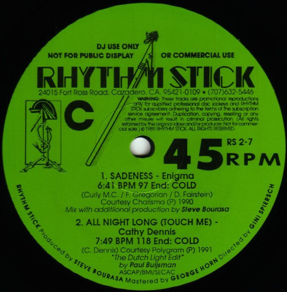 Various : Rhythm Stick 2-7 (2x12", Comp, Promo)