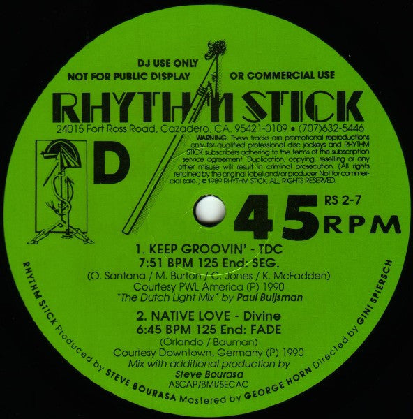 Various : Rhythm Stick 2-7 (2x12", Comp, Promo)
