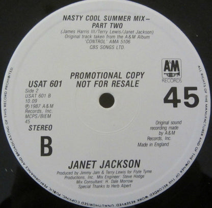 Janet Jackson : Let's Wait Awhile (Remix) (12", Promo)