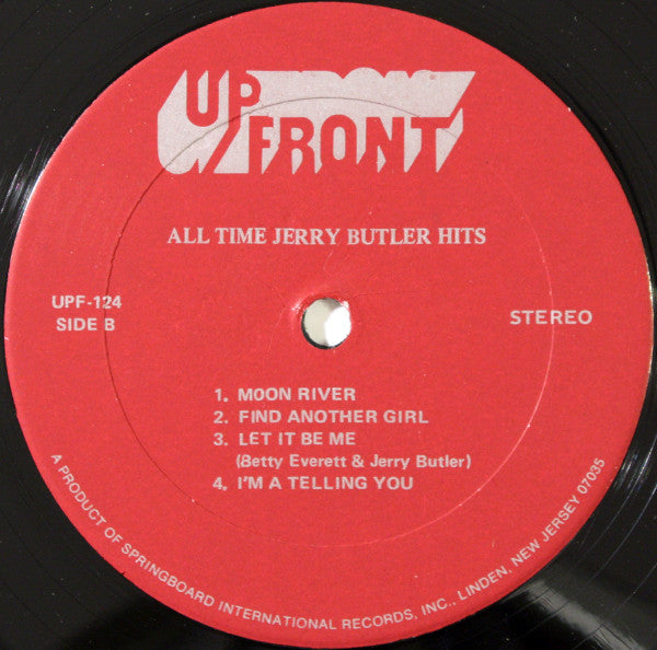 Jerry Butler : All Time Jerry Butler Hits (LP, Comp)