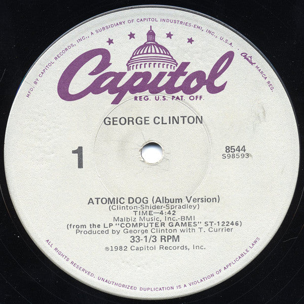 George Clinton : Atomic Dog (12", Maxi)