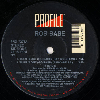 Rob Base : Turn It Out (Go Base) (12", Single)