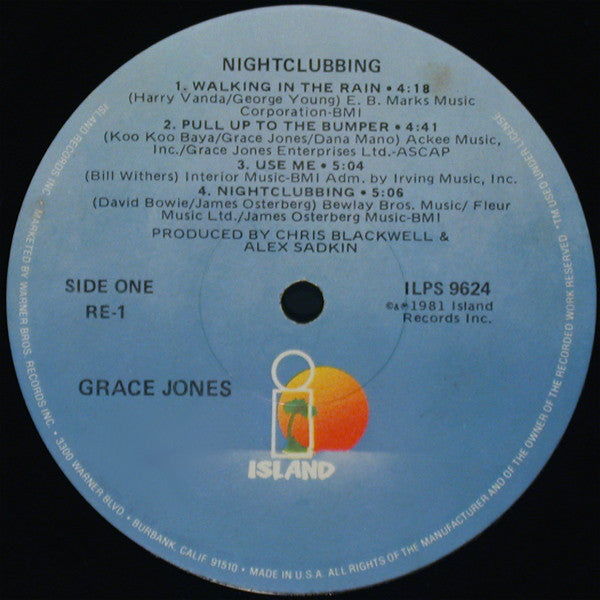 Grace Jones : Nightclubbing (LP, Album, Los)