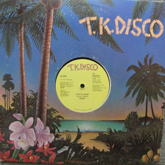 Foxy : Let's Love / People Fall In Love (While Dancing) (12")