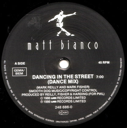 Matt Bianco : Dancing In The Street (12")