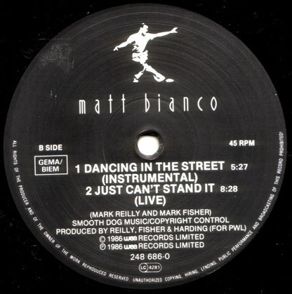 Matt Bianco : Dancing In The Street (12")