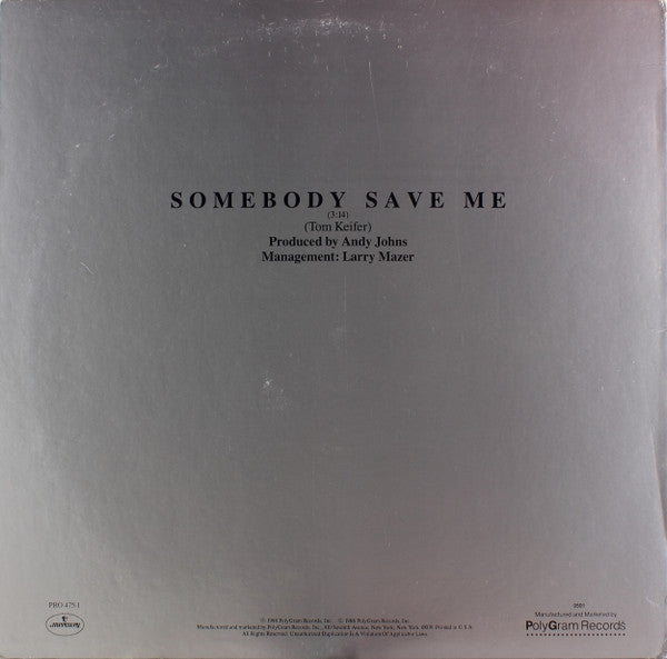 Cinderella (3) : Somebody Save Me (12", Promo)