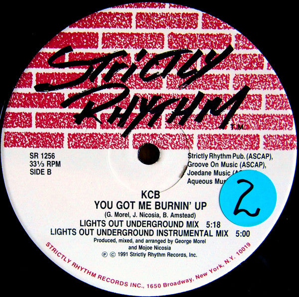 KCB (2) : You Got Me Burnin' Up (12")