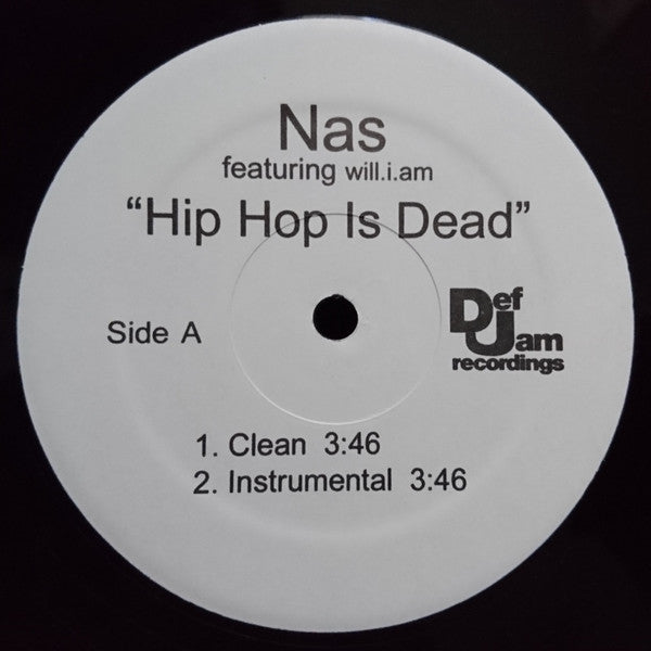 Nas : Hip Hop Is Dead (12", Single, Promo)