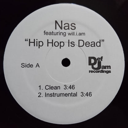 Nas : Hip Hop Is Dead (12", Single, Promo)