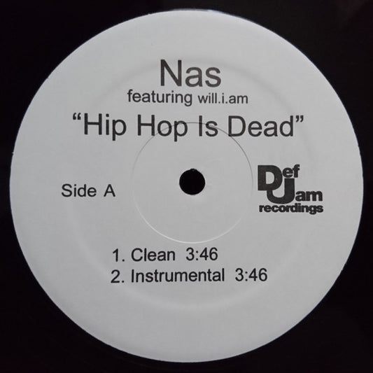 Nas : Hip Hop Is Dead (12", Single, Promo)