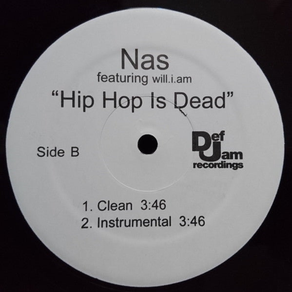 Nas : Hip Hop Is Dead (12", Single, Promo)