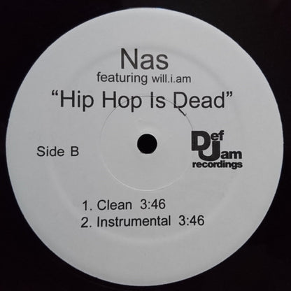 Nas : Hip Hop Is Dead (12", Single, Promo)
