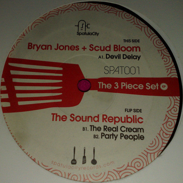 The Sound Republic, Bryan Jones (2) & Scud Bloom : The 3 Piece Set EP (12", EP)