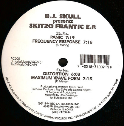 D.J. Skull* : Skitzo Frantic E.P. (12", EP)