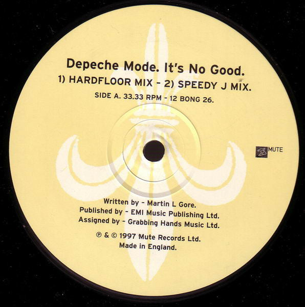 Depeche Mode : It's No Good (12", Single)