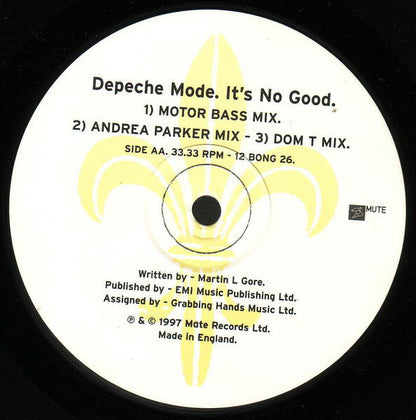 Depeche Mode : It's No Good (12", Single)