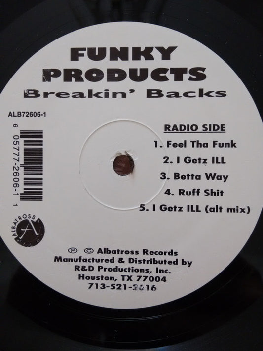 The Funky Products : Breakin' Backs (LP, Album)