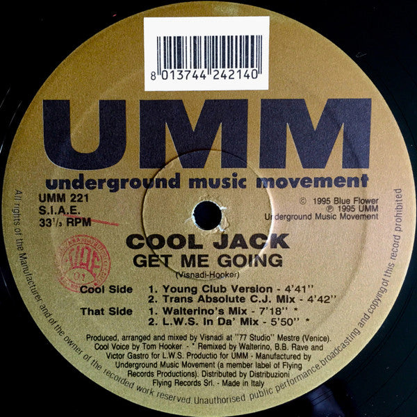 Cool Jack : Get Me Going (12")