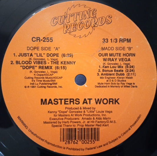 Masters At Work : Justa "Lil" Dope / Our Mute Horn (12")