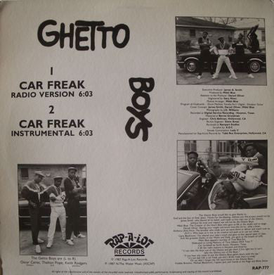 Ghetto Boys* : Car Freak (12", Whi)