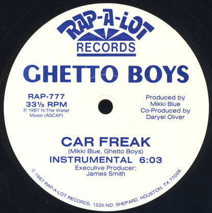 Ghetto Boys* : Car Freak (12", Whi)