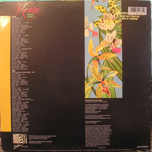 Kenia : Initial Thrill (LP, Album)