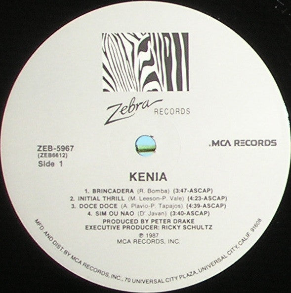 Kenia : Initial Thrill (LP, Album)