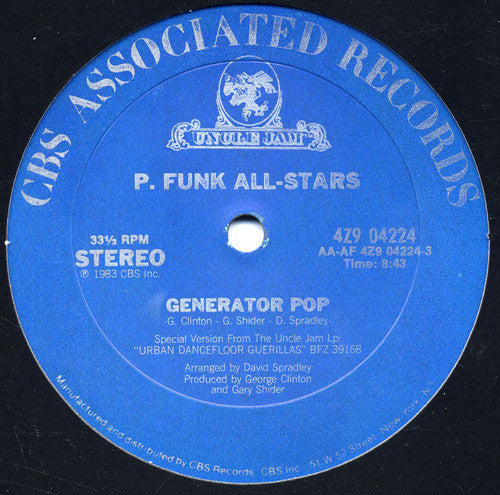 P. Funk All-Stars* : Generator Pop / Hydraulic Pump (12")